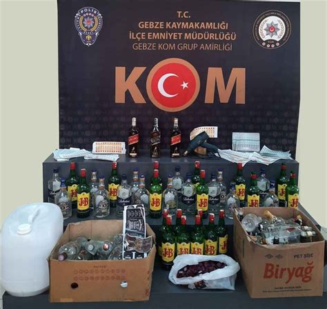 Kocaeli'de kaçak içki operasyonu - Son Dakika Haberleri